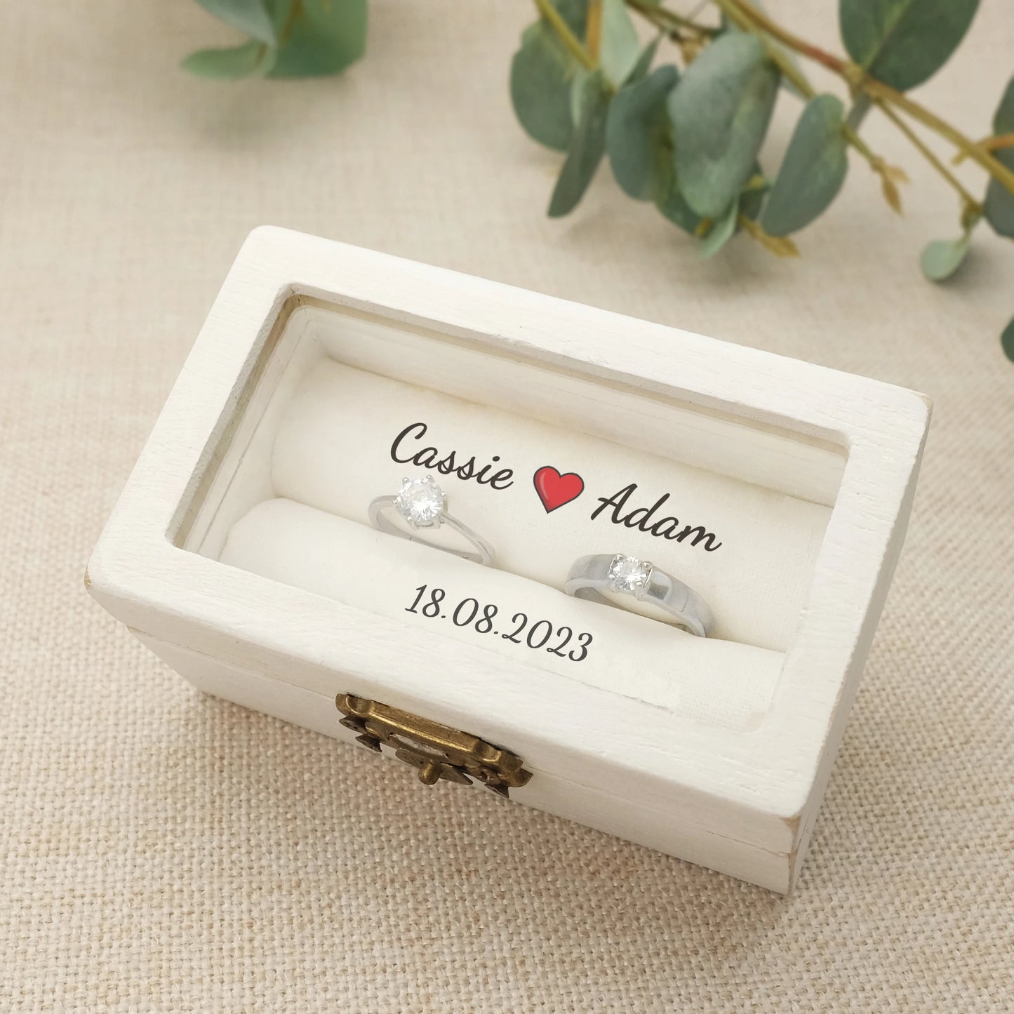 Personalized Ring Box