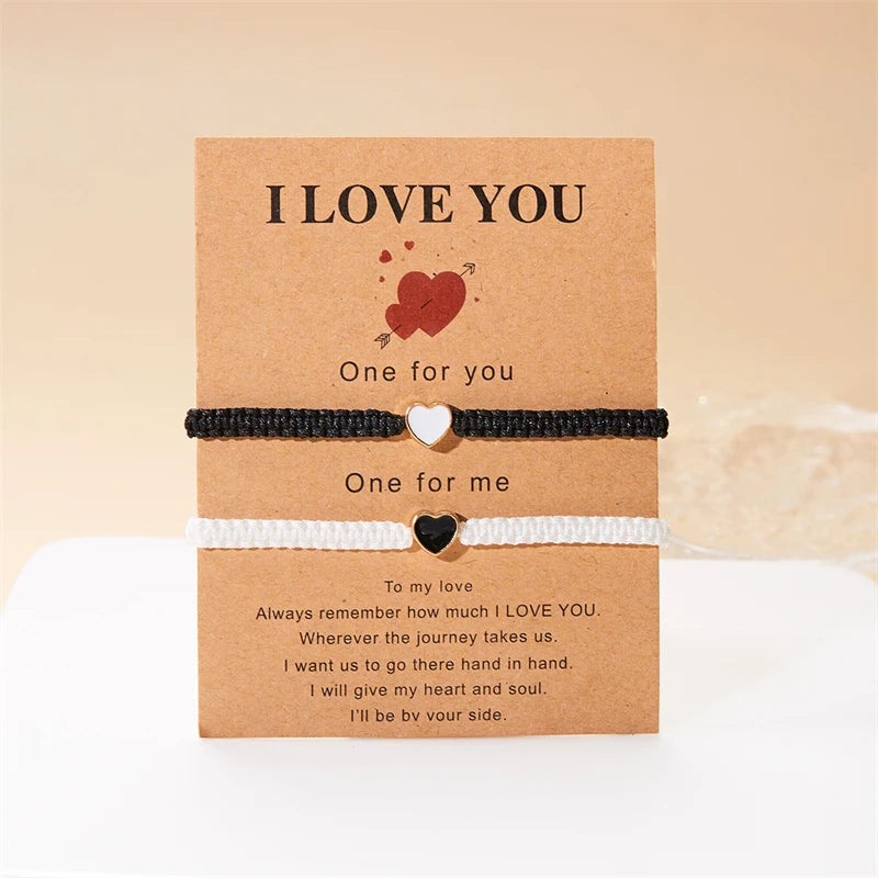 Romantic Couple Heart Bracelet (Set of 2)